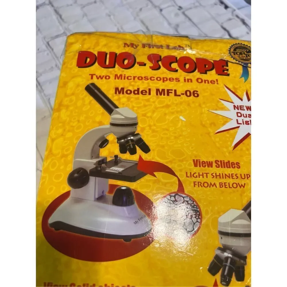 My First Lab Duo-Scope Kids Microscope Model MFL-06 Science Learning Homeschool